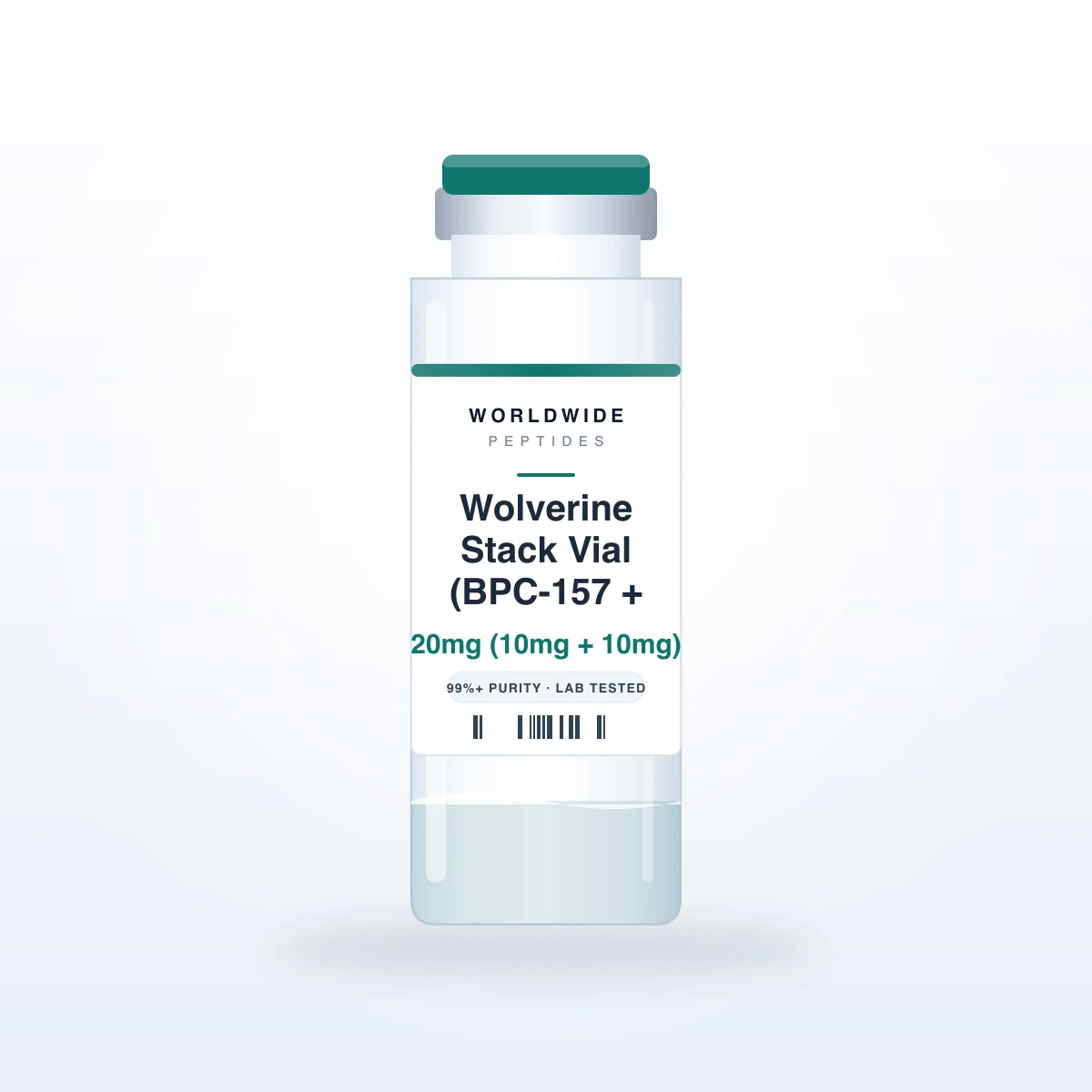 Wolverine Stack Vial (BPC-157 + TB-500) 20mg (10mg + 10mg)